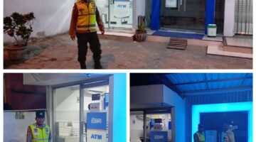 Guna Cegah Kriminalitas Polsek Ngimbang Gencar Patroli ATM Dan Bank BRI Pada Malam Hari