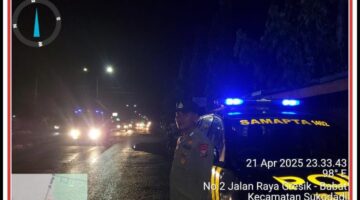 Personil polsek sukodadi tingkatkan kegiatan patroli kota presisi blue light tengah malam dengan mobil 1402 samapta diantaranya! Antisipasi gesekan oknum Perguruan silat Begini tegasnya!