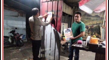 Anggota polsek Karangbinangun giat patroli dialogis dan memberikan Himbauan Waspada Curanmor begini tegasnya!