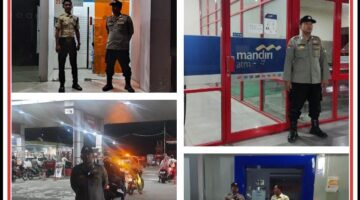 Anggota polsek Sukodadi, Melaksanakan kegiatan patroli kota presisi obyek vital di wilayah sukodadi.